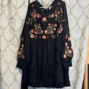 Savannah Jane boutique embroidered dress 3x